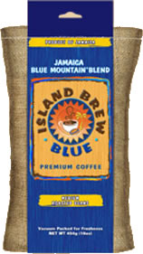 Island Brew® Blue Jamaica Blue Mountain® Premium Blend 16oz Roasted Beans (Medium)