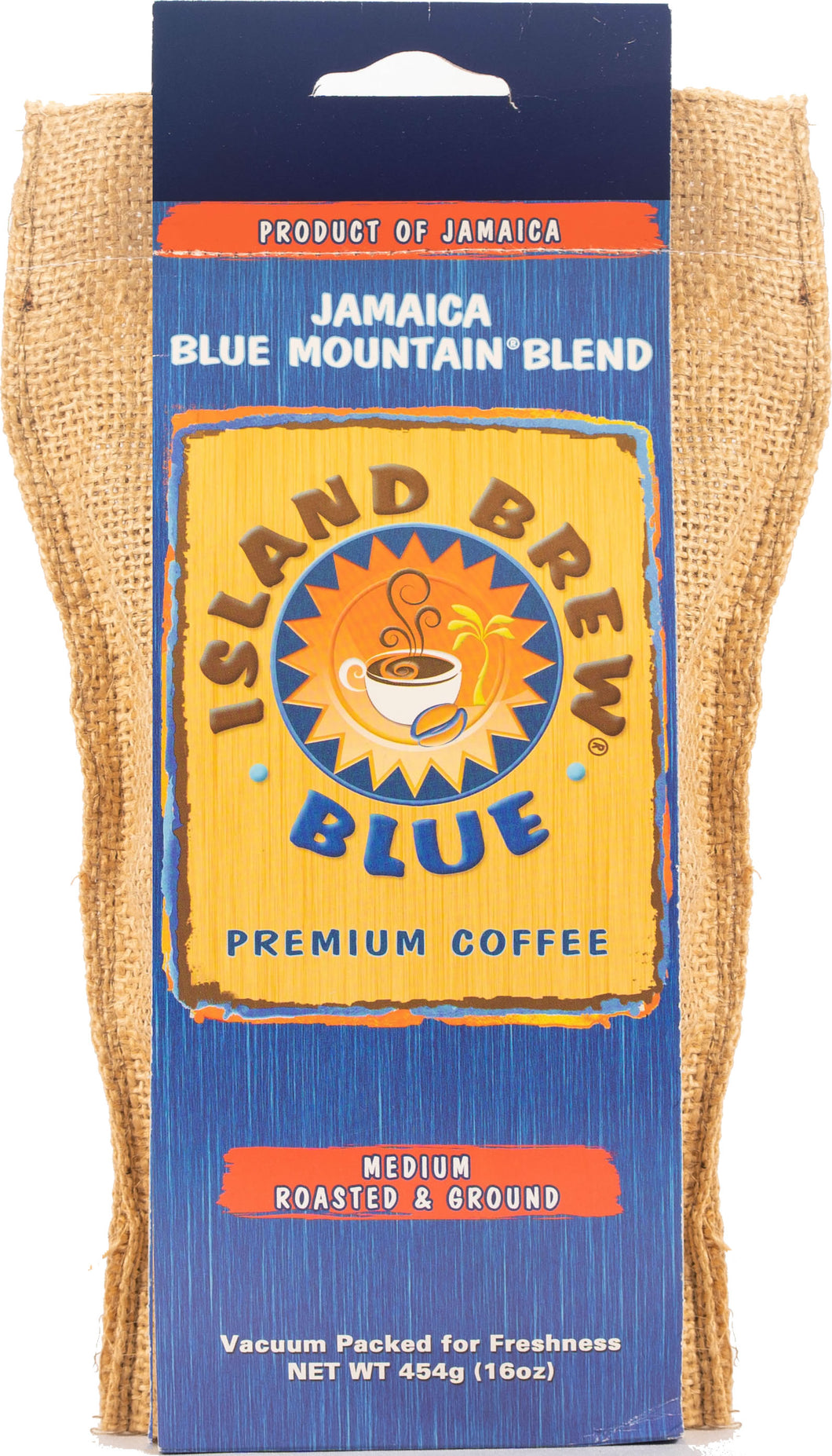Island Brew® Blue Jamaica Blue Mountain® Premium Blend 16oz Roasted & Ground (Medium)